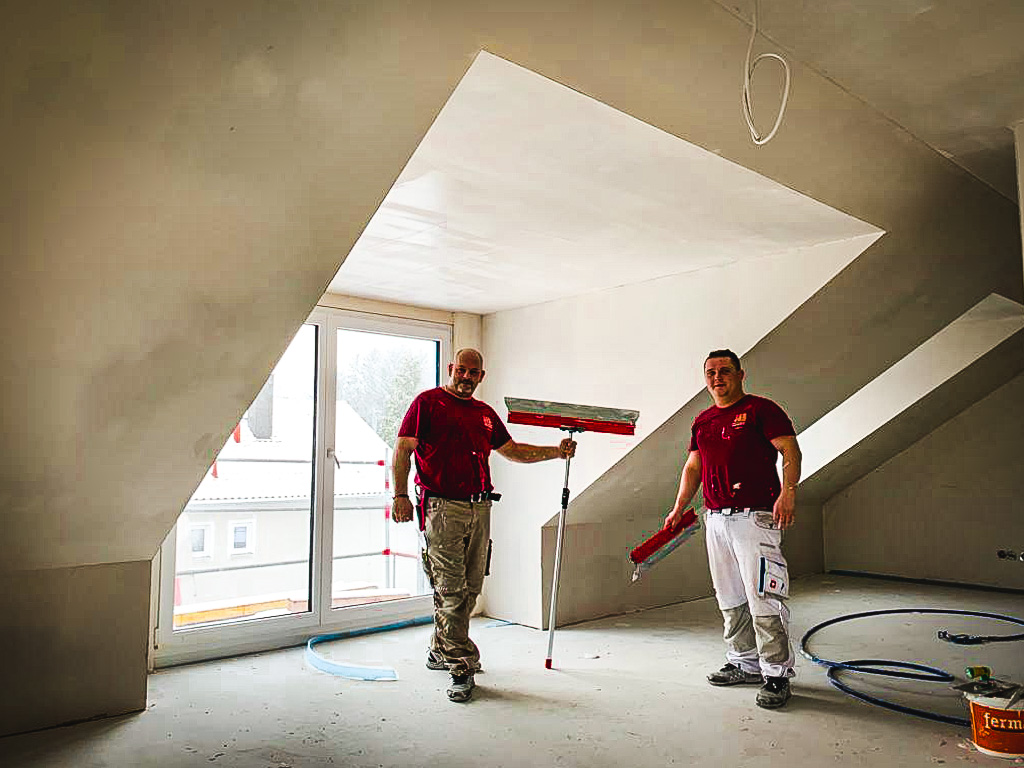 Trockenbauer im Innenausbau